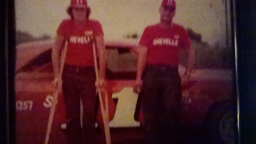 This is the number 11 car my granddad and uncle built. I couldn't find the thirteen car pictures.