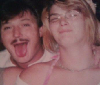 My twin brother and I after learning I had cervical cancer in 2002. He would not let me cry!